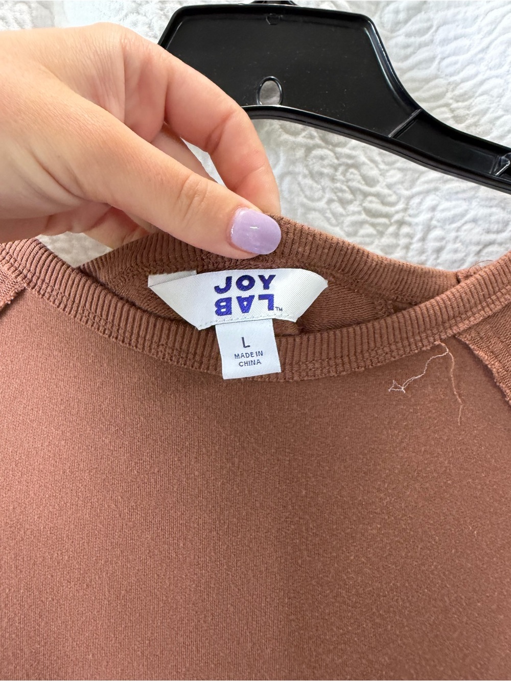 JoyLab Brown Crewneck Top